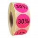 Etiket Ø35mm fluor roze 30% 1000/rol Th99032062